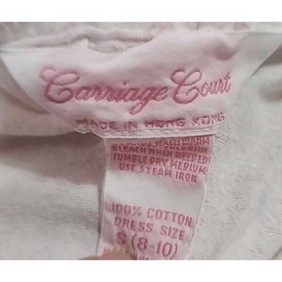 Vintage Carriage Court Flannel 100% Cotton Nightgown Longsleeve Grannycore Small - Picture 7 of 11